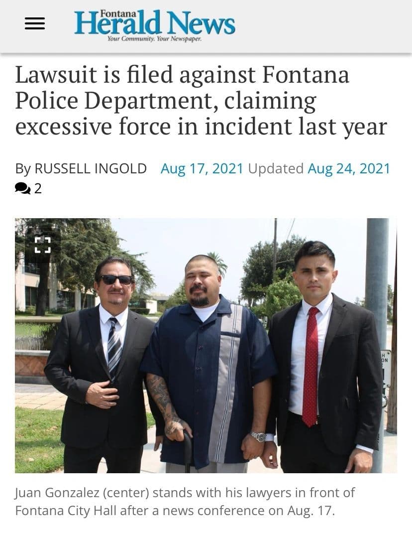 Fontana Herald New Re Jose Gonzalez - August 24, 2021